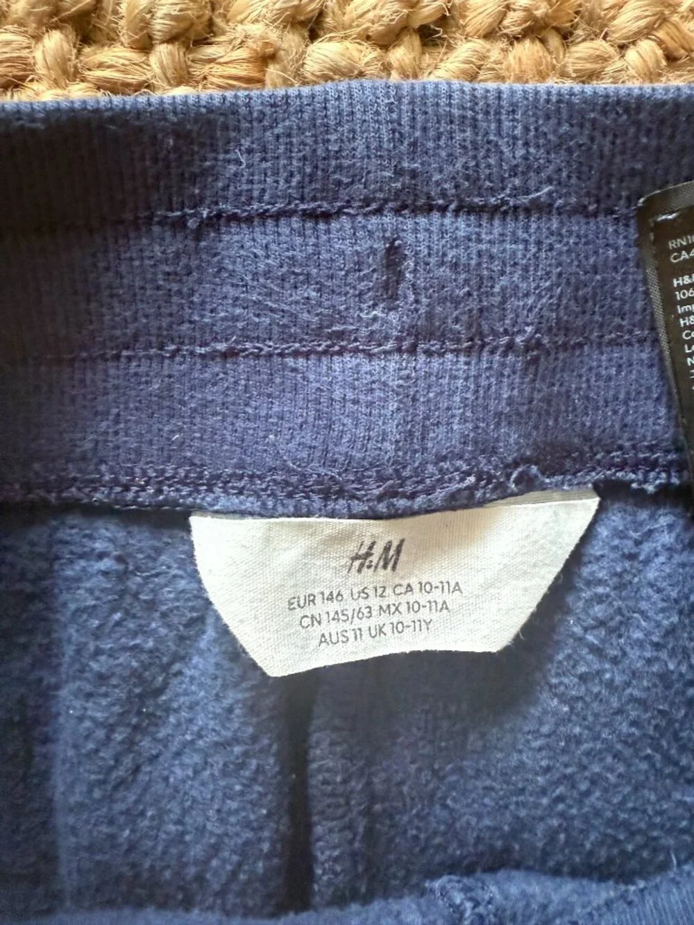 Two Navy Blue Joggers - Size: US12